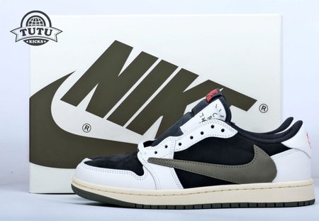 Travis Scott x Air Jordan 1 Low OG Olive DZ4137-106 Size 36-48.5