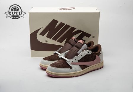 Travis Scott x Air Jordan 1 Low Dark Pony DZ4137-206 Size 36-47.5