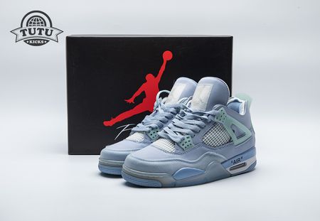 Air Jordan 4 x Off-White Blue Size 36-48.5