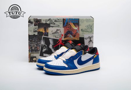 Jordan 1 Retro Low Union Los Angeles Blue Toe HQ6998 -146 Size 40-48.5