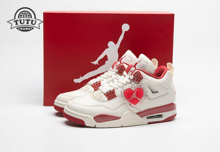 Jordan 4 Retro Pale Ivory Sierra Red HV0823-108 Size 40-48.5